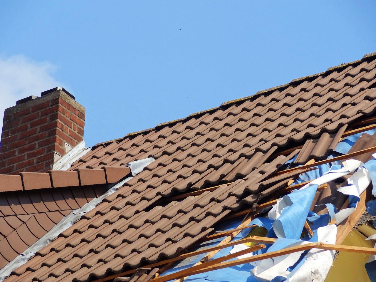 roof damage, winter roof damage, winter storm damage, damage to roof, roof repair winston salem